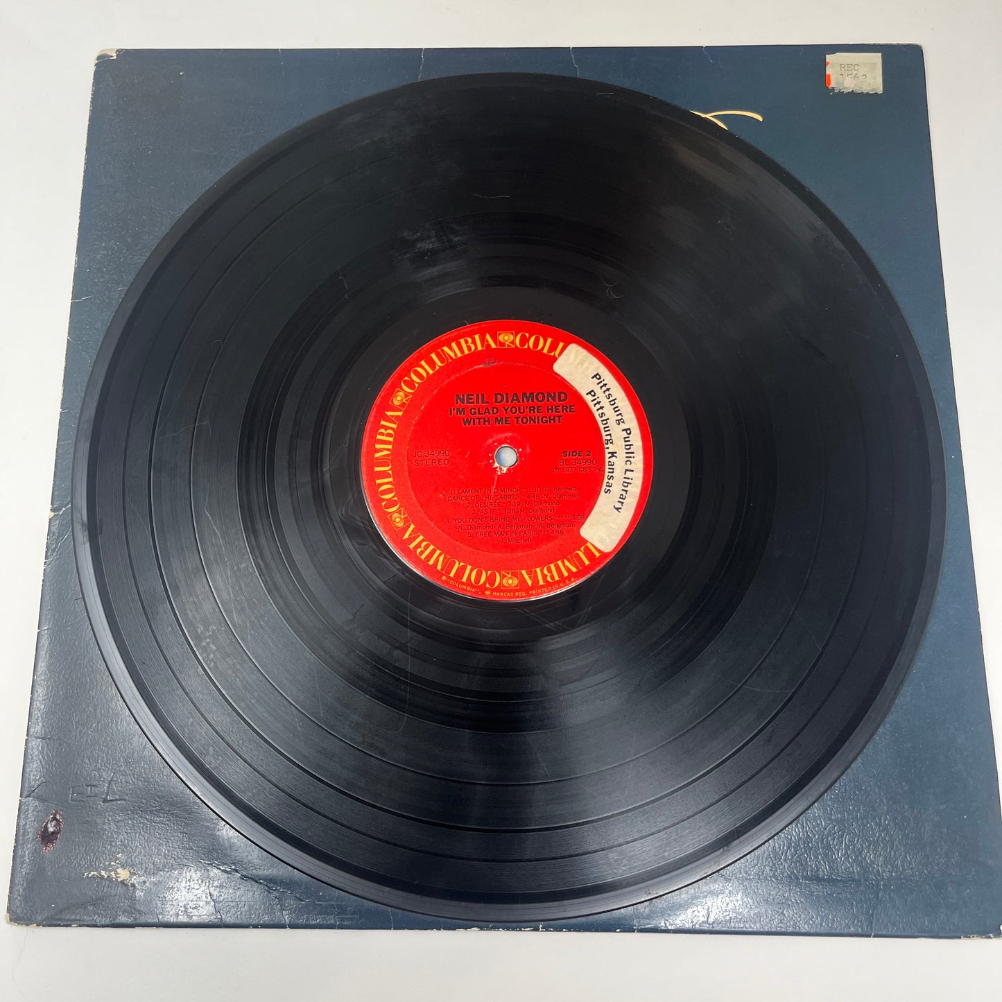 Neil Diamond : I'm Glad You're Here With Me Tonight (LP,Album)