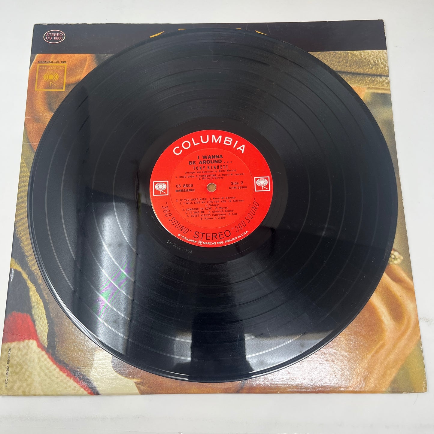Tony Bennett : I Wanna Be Around (LP,Album,Stereo)
