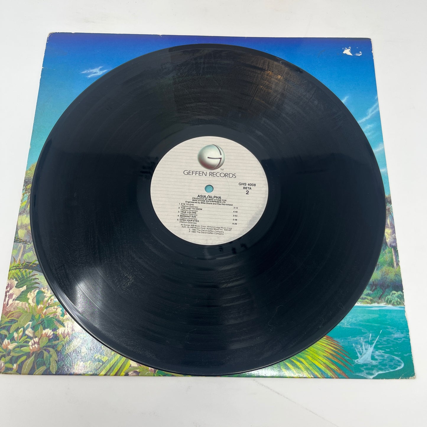 Asia (2) : Alpha (LP,Album,Stereo)