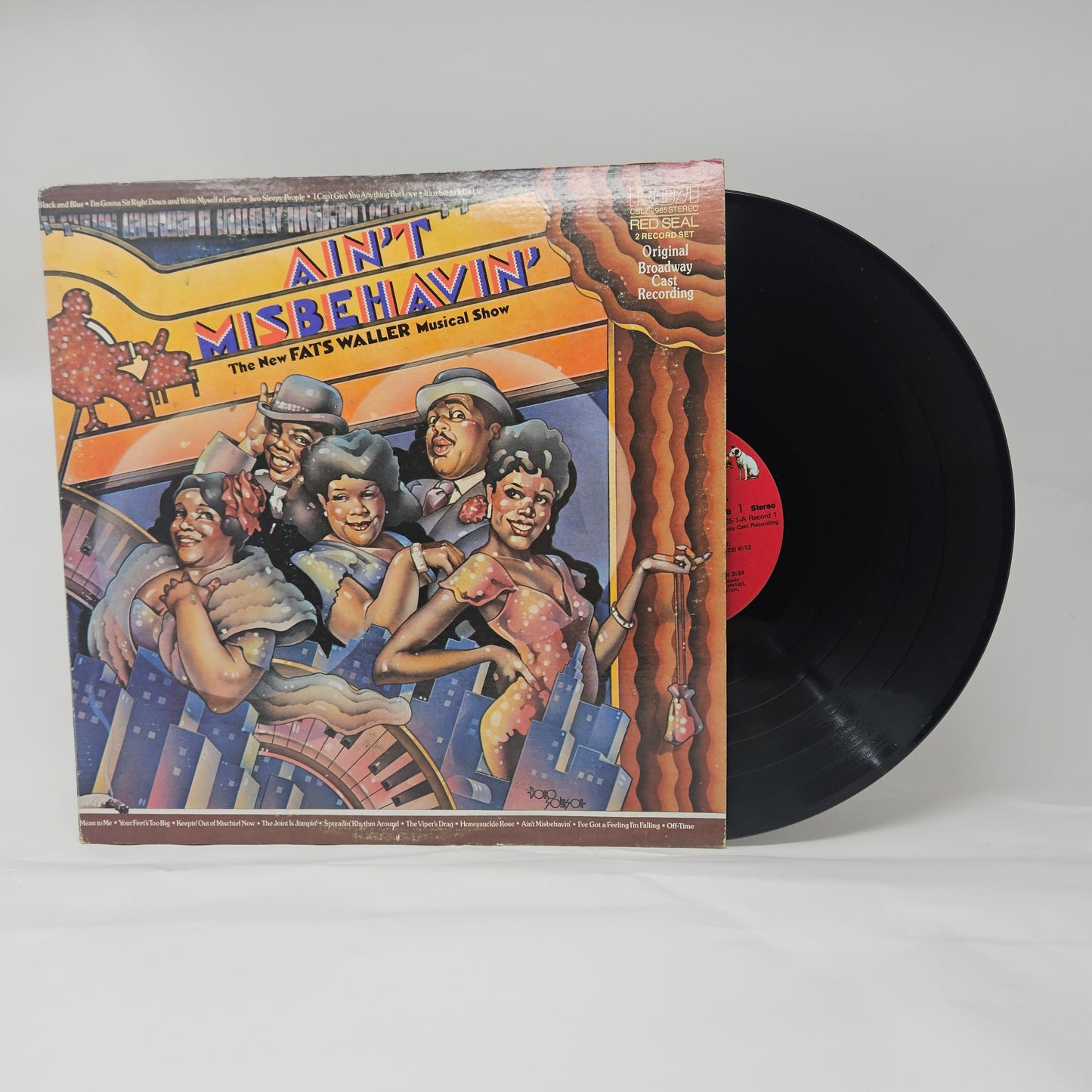 "Ain't Misbehavin'" Original Broadway Cast : Ain't Misbehavin': The New Fats Waller Musical Show (LP,Album)