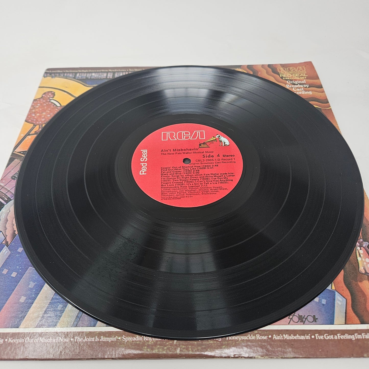 "Ain't Misbehavin'" Original Broadway Cast : Ain't Misbehavin': The New Fats Waller Musical Show (LP,Album)