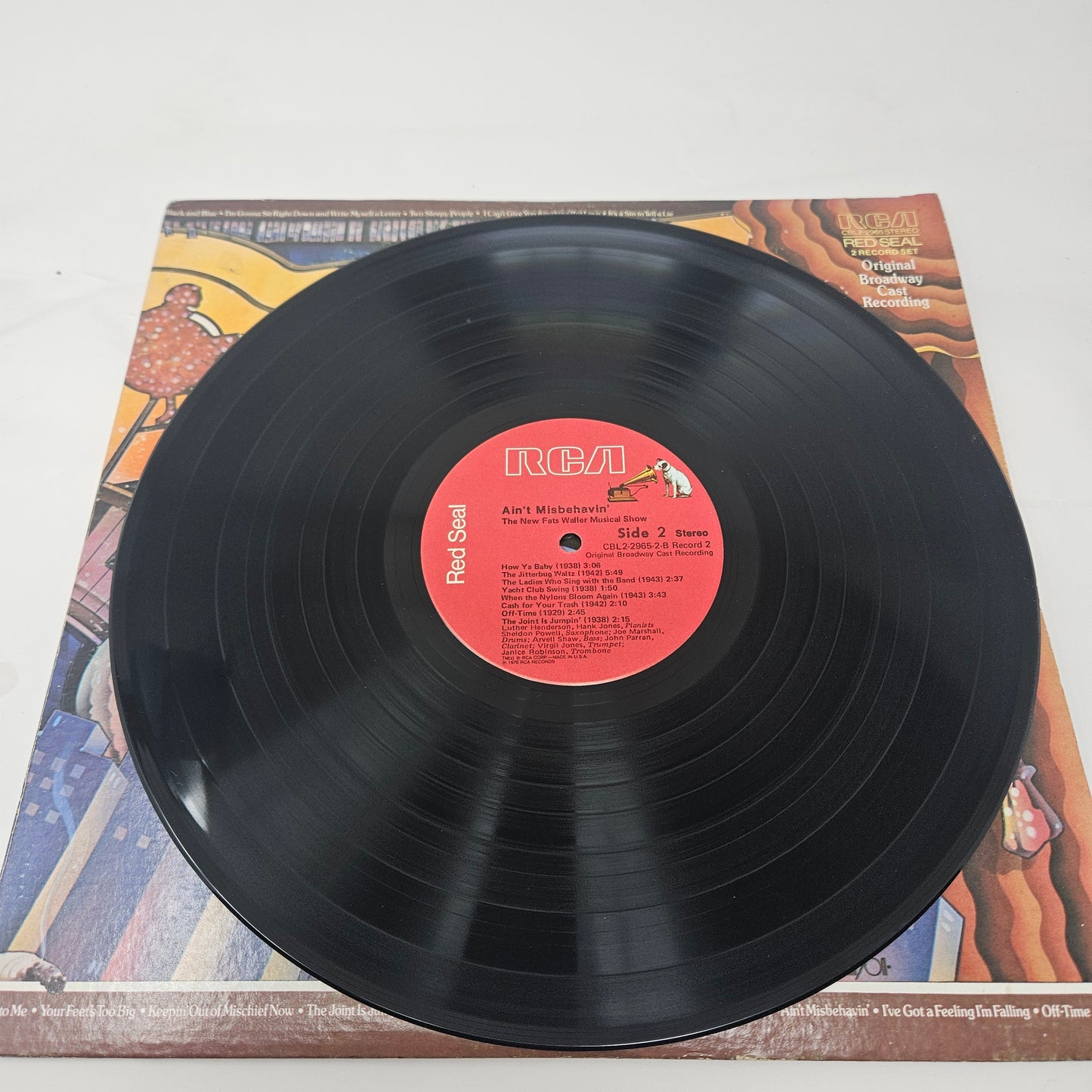 "Ain't Misbehavin'" Original Broadway Cast : Ain't Misbehavin': The New Fats Waller Musical Show (LP,Album)