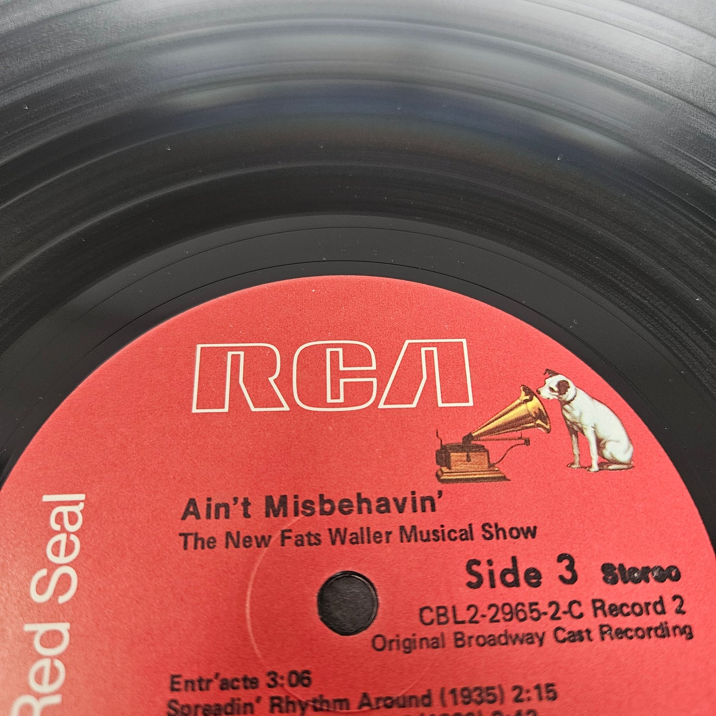 "Ain't Misbehavin'" Original Broadway Cast : Ain't Misbehavin': The New Fats Waller Musical Show (LP,Album)