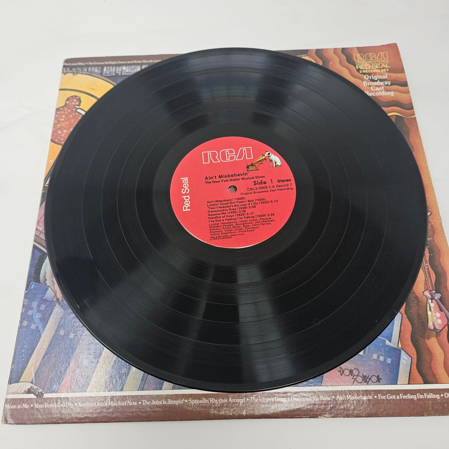 "Ain't Misbehavin'" Original Broadway Cast : Ain't Misbehavin': The New Fats Waller Musical Show (LP,Album)
