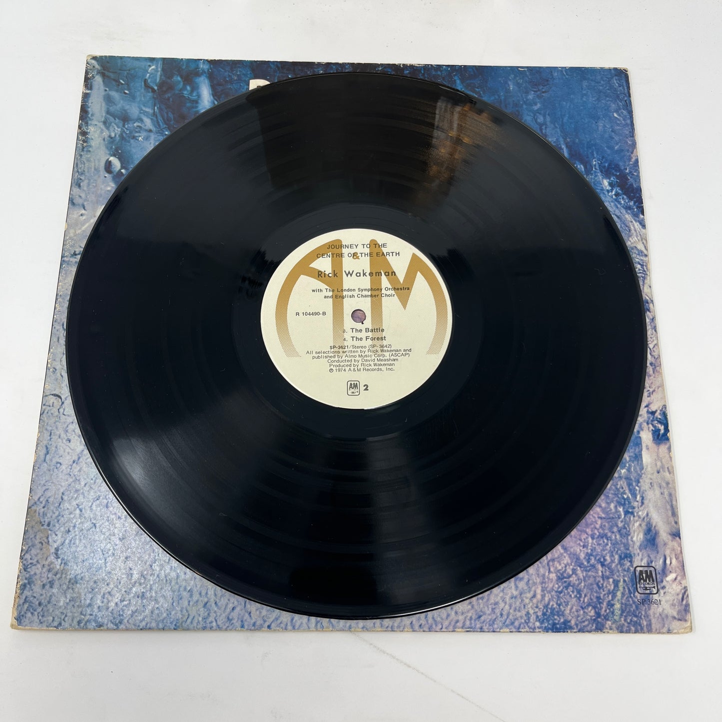 Rick Wakeman : Journey To The Centre Of The Earth (LP,Album,Repress,Club Edition)