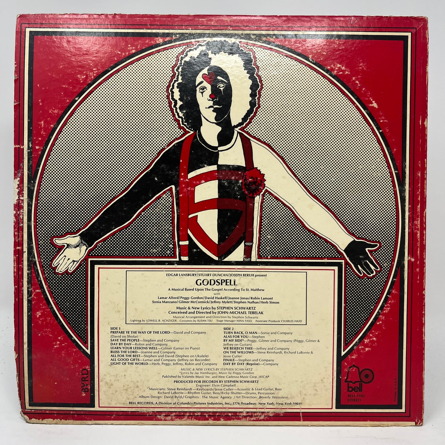 "Godspell" Original Cast : Godspell (LP,Album)