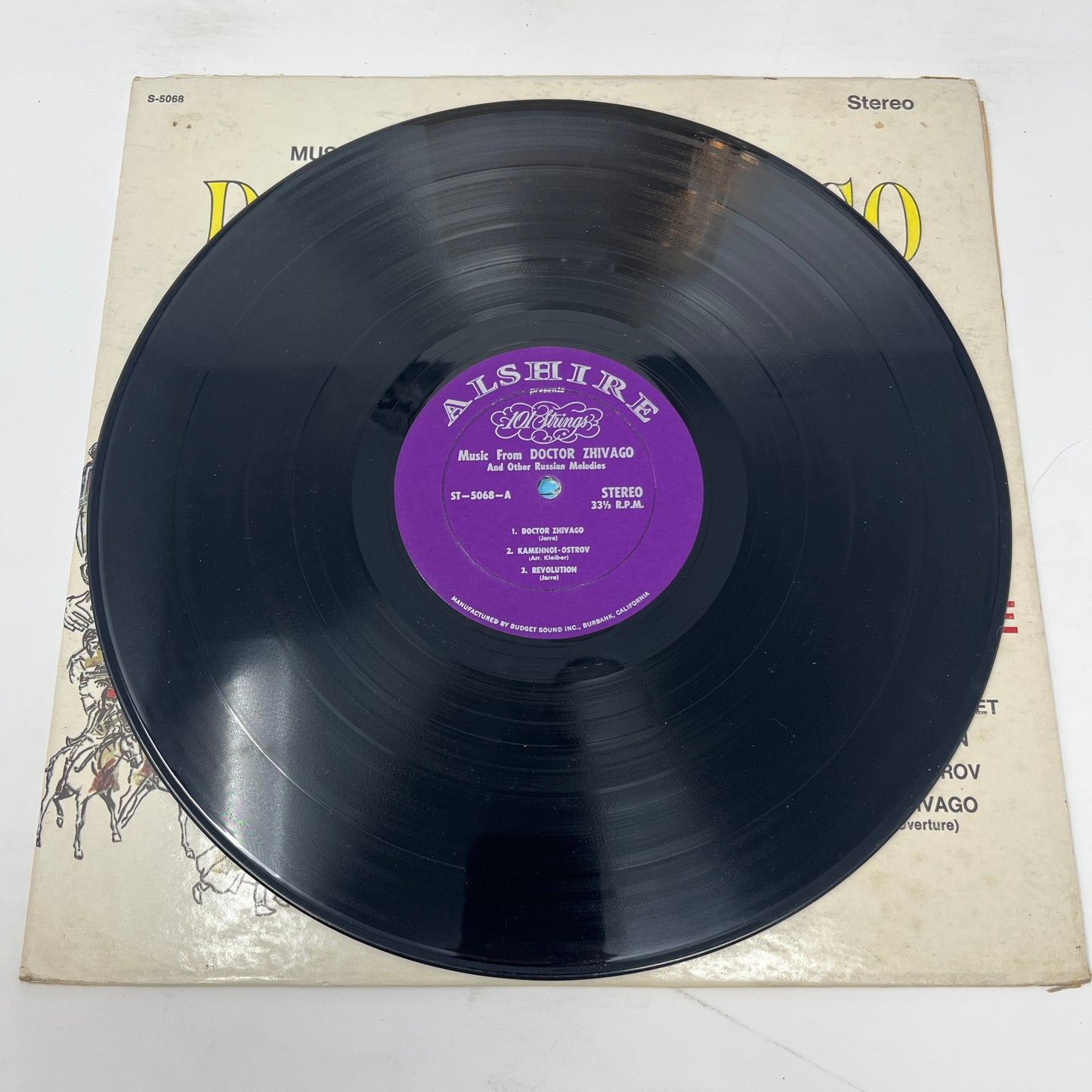 101 Strings : Music From Doctor Zhivago With Other Favorite Russian Melodies (LP,Stereo)