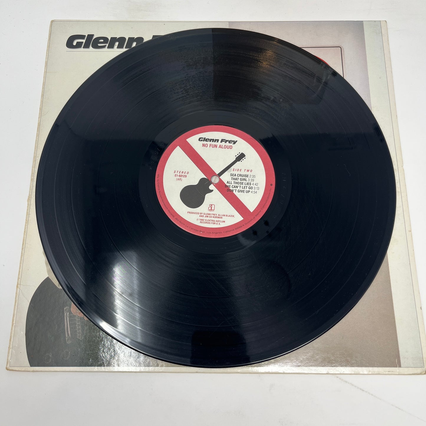 Glenn Frey : No Fun Aloud (LP,Album,Stereo)