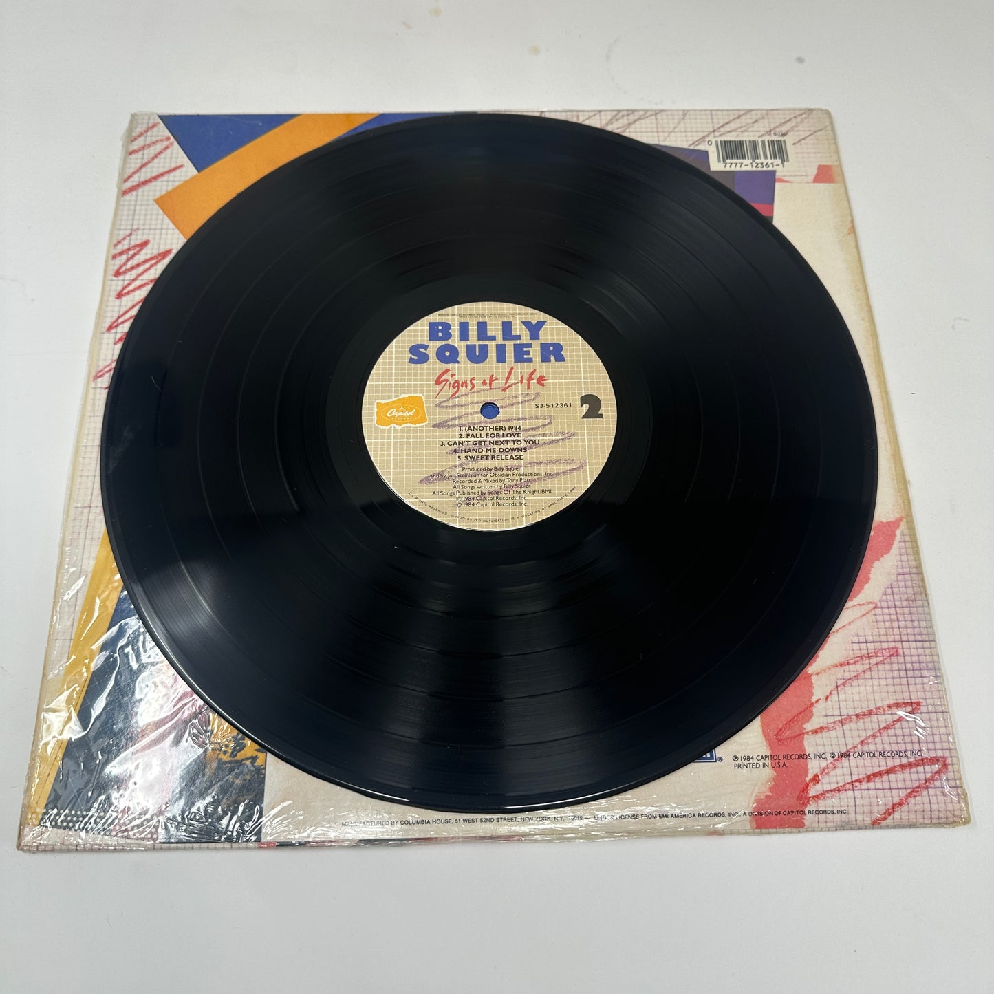 Billy Squier : Signs Of Life (LP,Album,Club Edition)