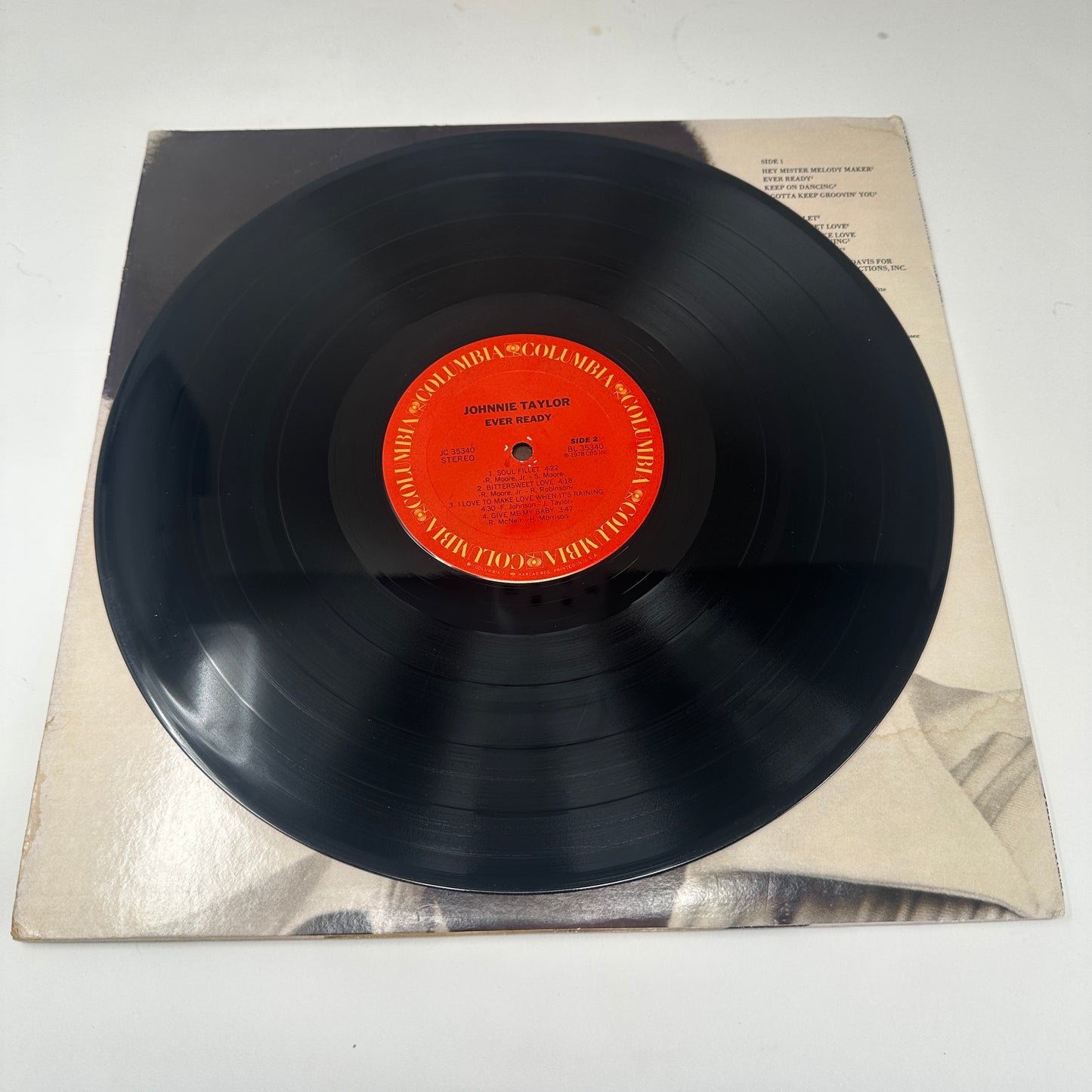 Johnnie Taylor : Ever Ready (LP,Album,Stereo)