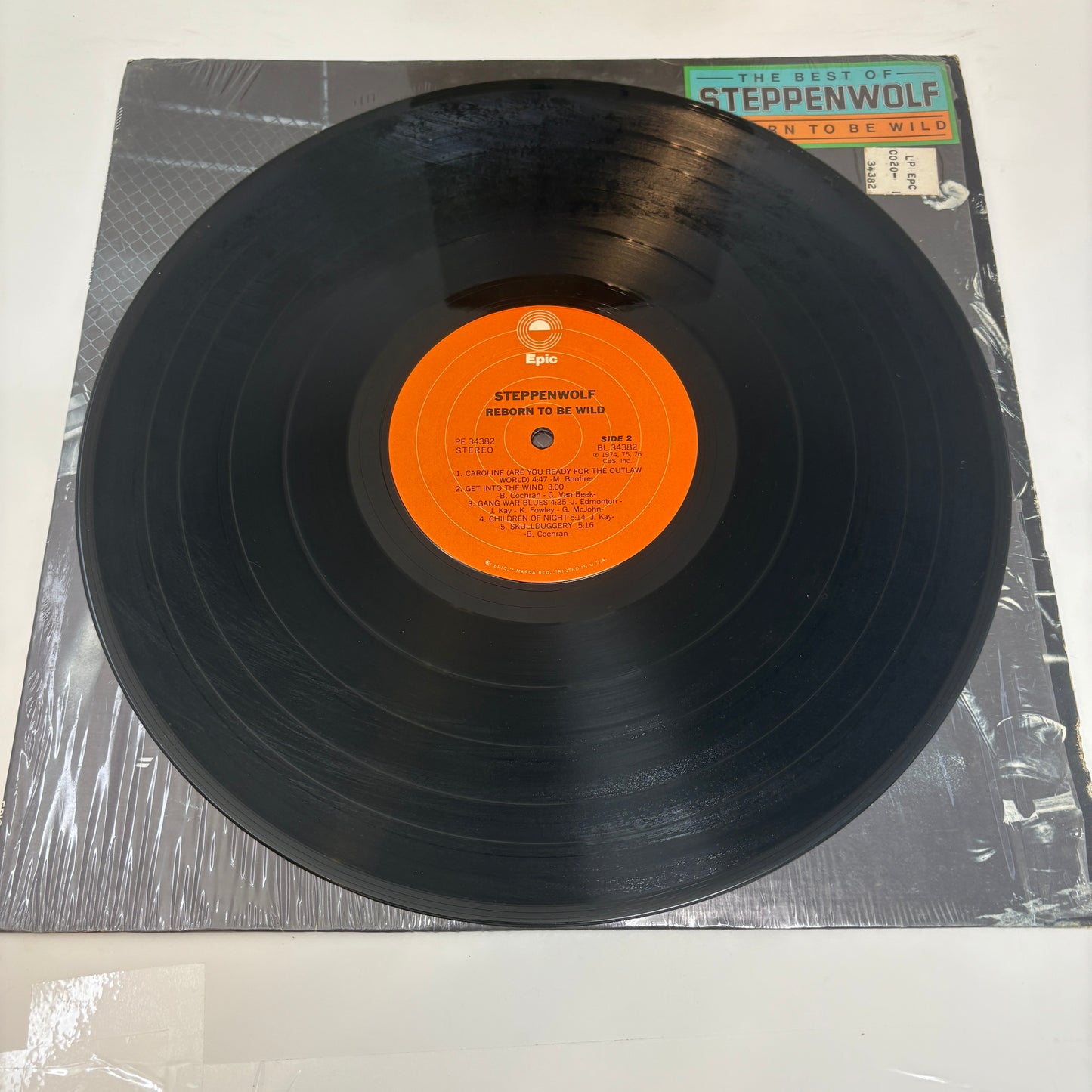 Steppenwolf : The Best Of Steppenwolf - Reborn To Be Wild (LP,Compilation,Stereo)