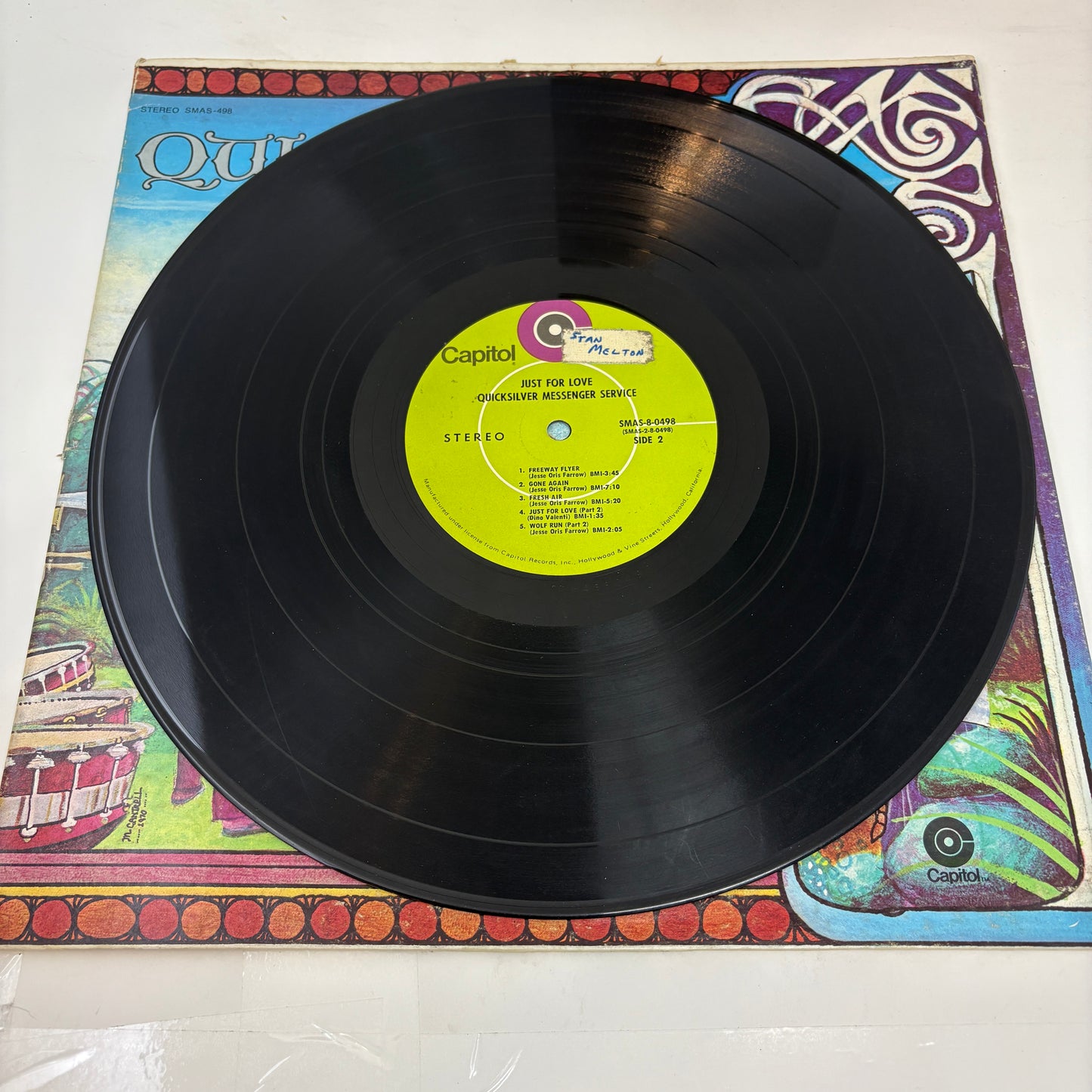 Quicksilver Messenger Service : Just For Love (LP,Album,Club Edition,Stereo)