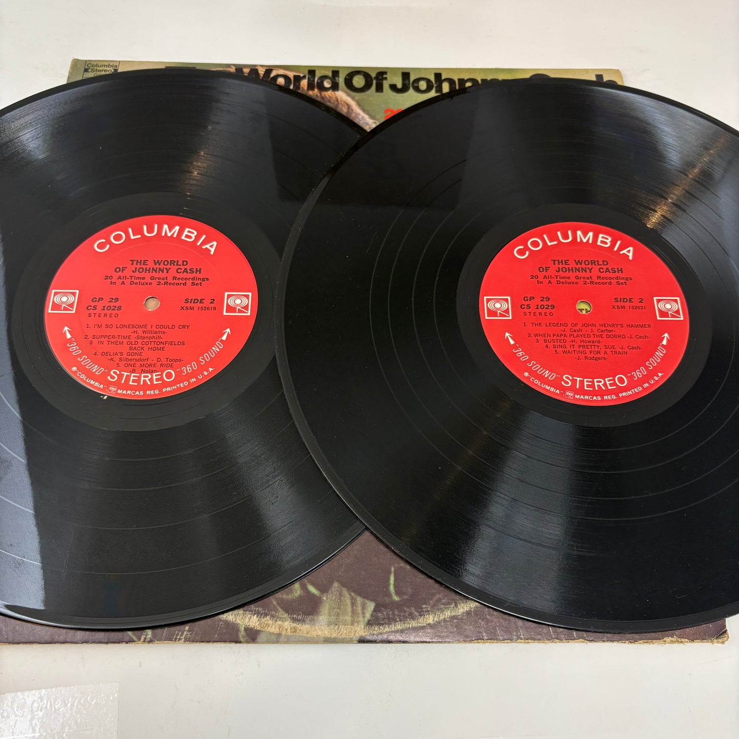 Johnny Cash : The World Of Johnny Cash (LP,Compilation)