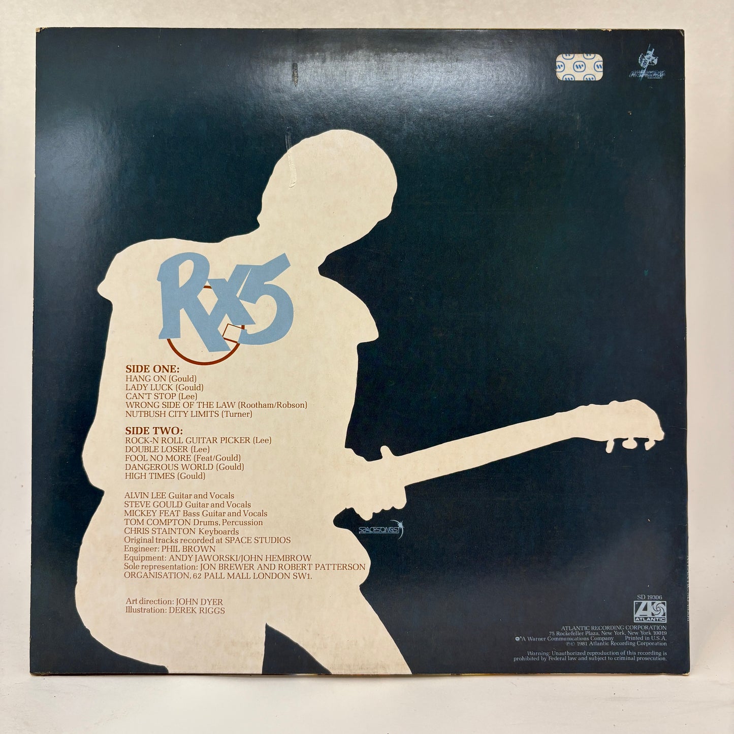 Alvin Lee : RX5 (LP,Album)