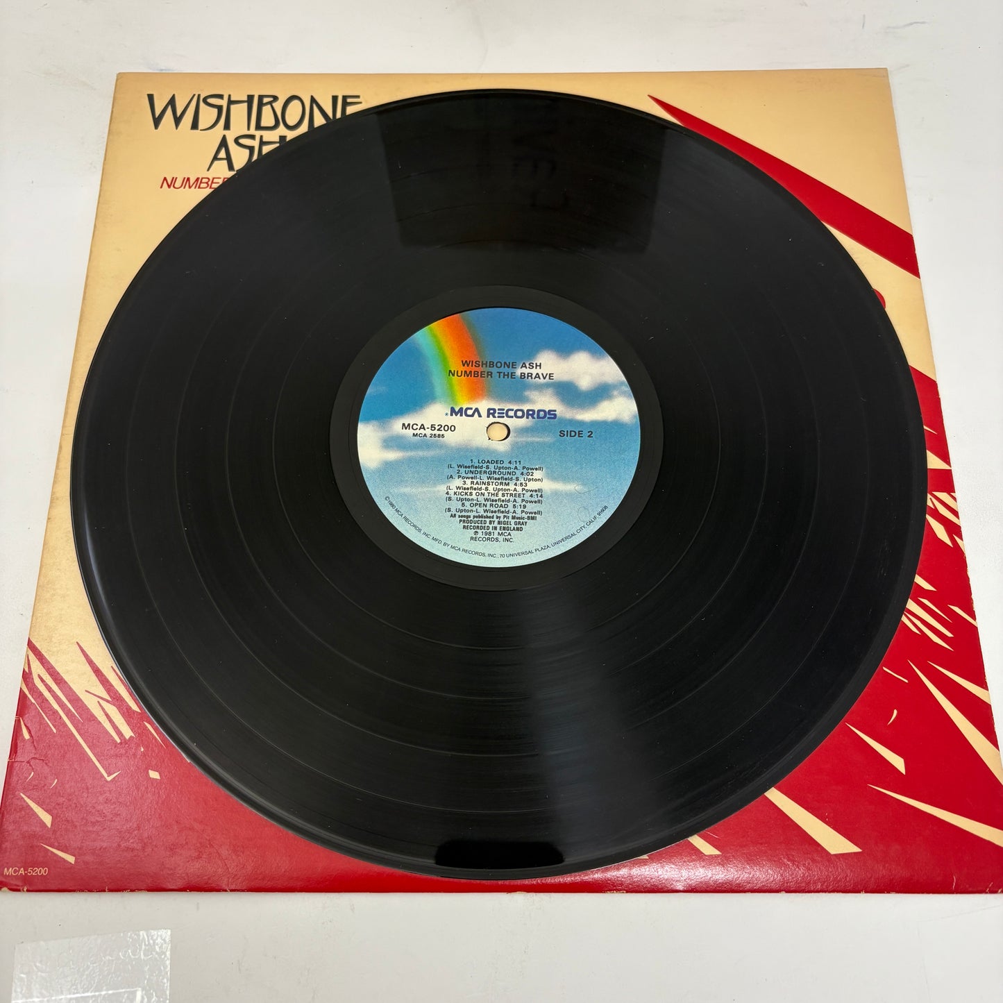 Wishbone Ash : Number The Brave (LP,Album)