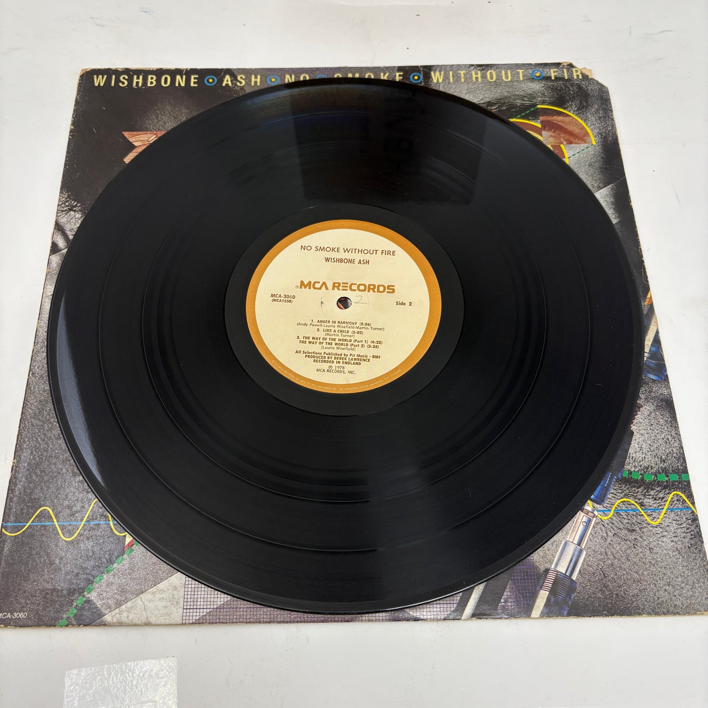 Wishbone Ash : No Smoke Without Fire (LP,Album)