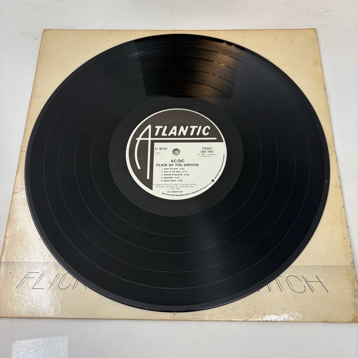 AC/DC : Flick Of The Switch (LP,Album,Club Edition,Stereo)