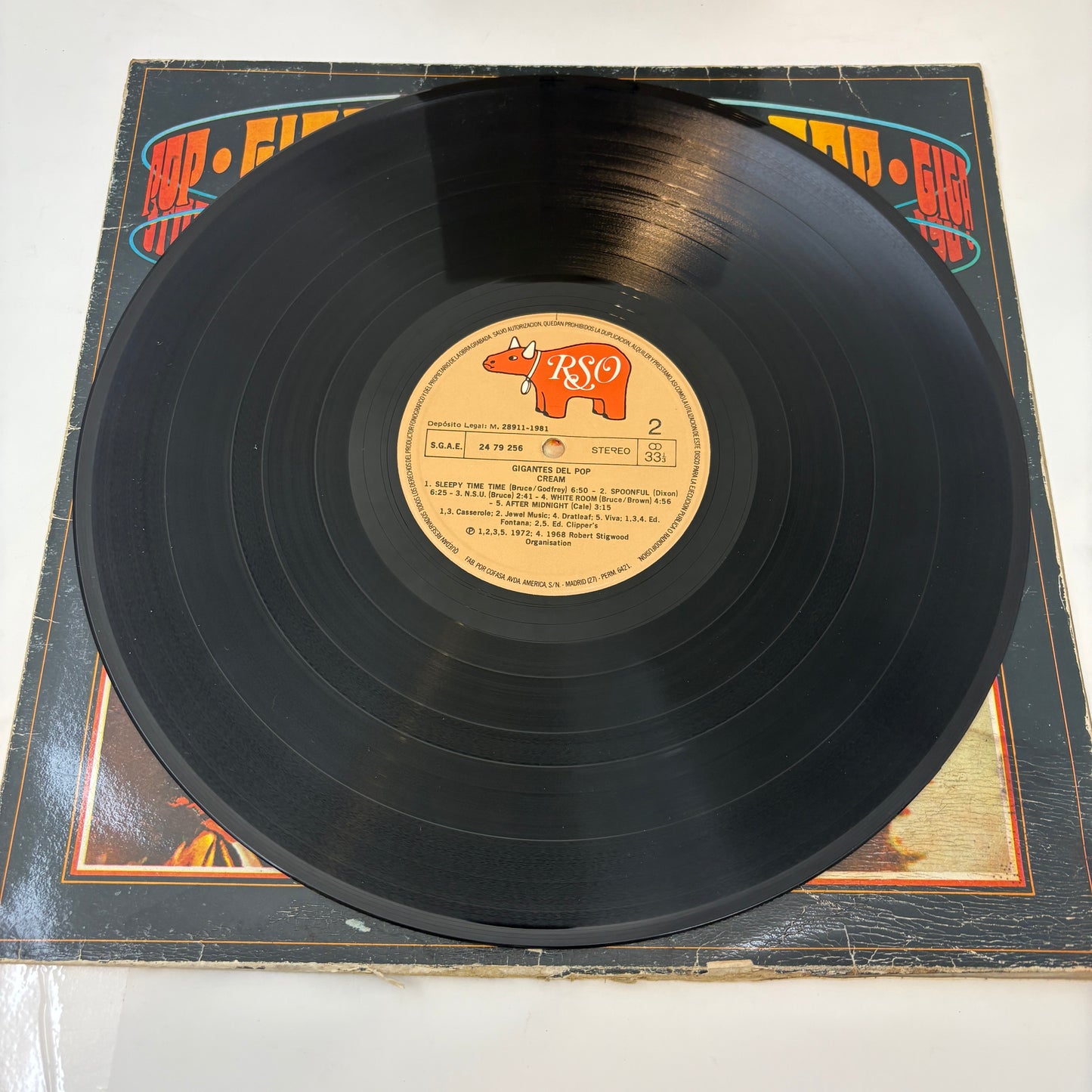 Cream (2) : Cream - Gigantes Del Pop Vol. 23 (LP,Compilation)