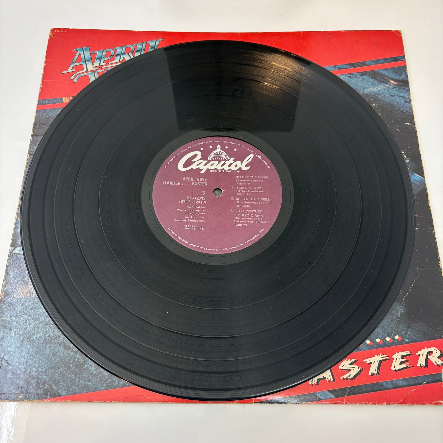 April Wine : Harder.....Faster (LP,Album)