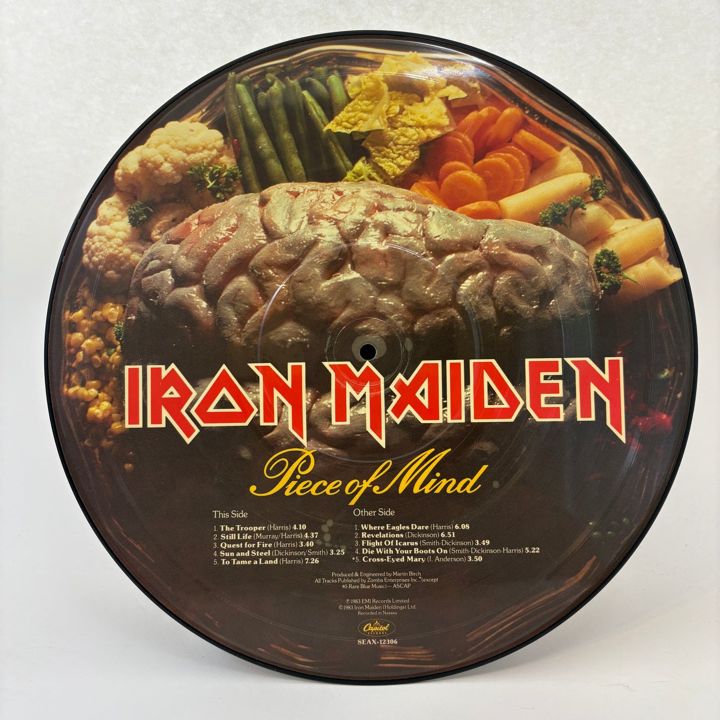 Iron Maiden : Piece Of Mind (LP,Album,Limited Edition,Picture Disc)