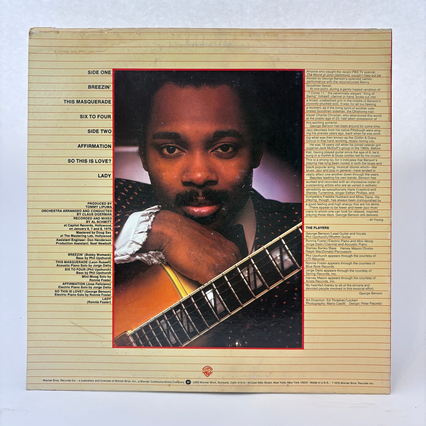 George Benson : Breezin' (LP,Album,Reissue)