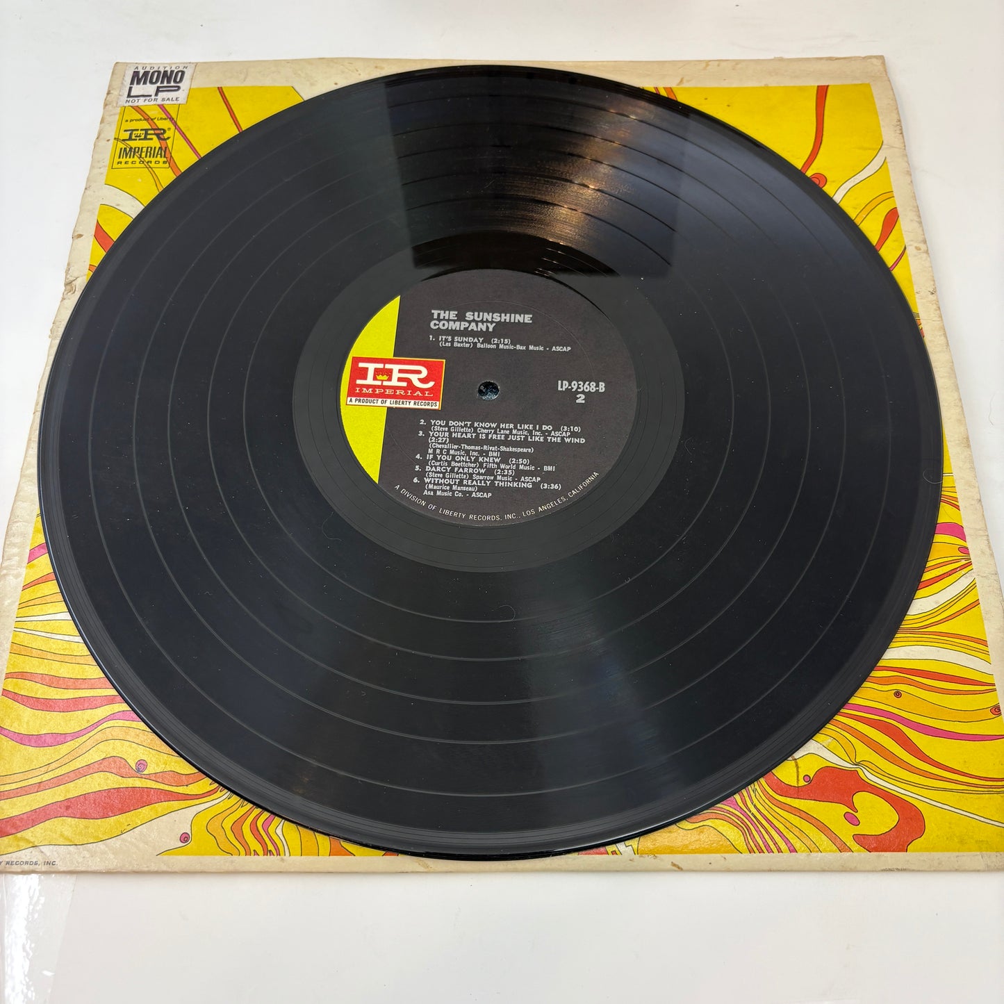 The Sunshine Company : The Sunshine Company (LP,Album,Mono)