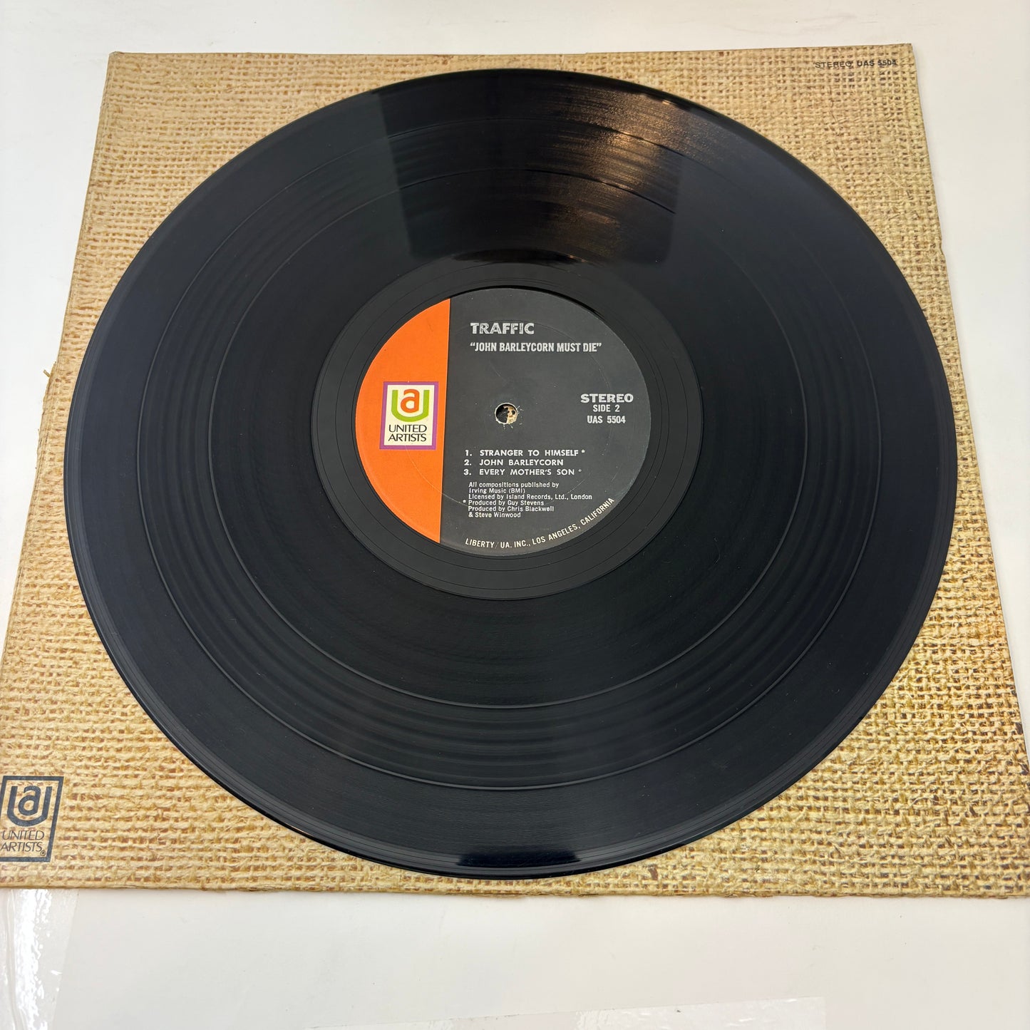 Traffic : John Barleycorn Must Die (LP,Album,Stereo)