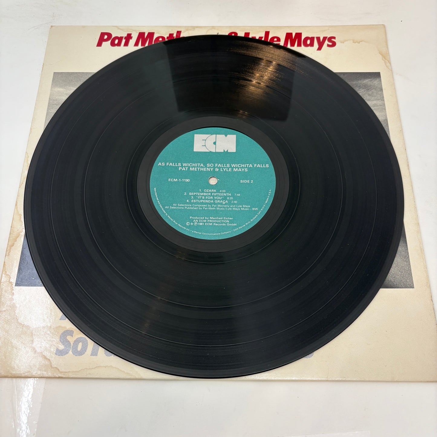 Pat Metheny & Lyle Mays : As Falls Wichita, So Falls Wichita Falls (LP,Album,Stereo)