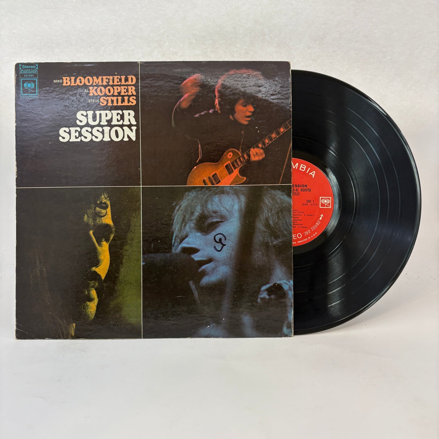 Mike Bloomfield / Al Kooper / Stephen Stills : Super Session (LP,Album,Stereo)