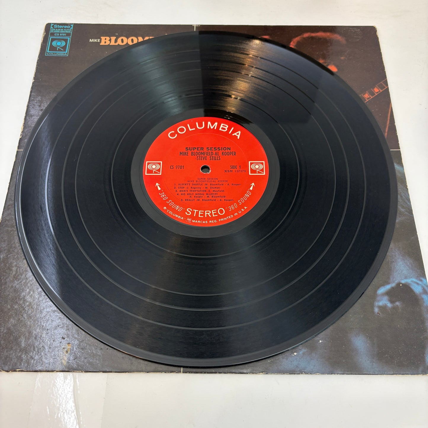 Mike Bloomfield / Al Kooper / Stephen Stills : Super Session (LP,Album,Stereo)