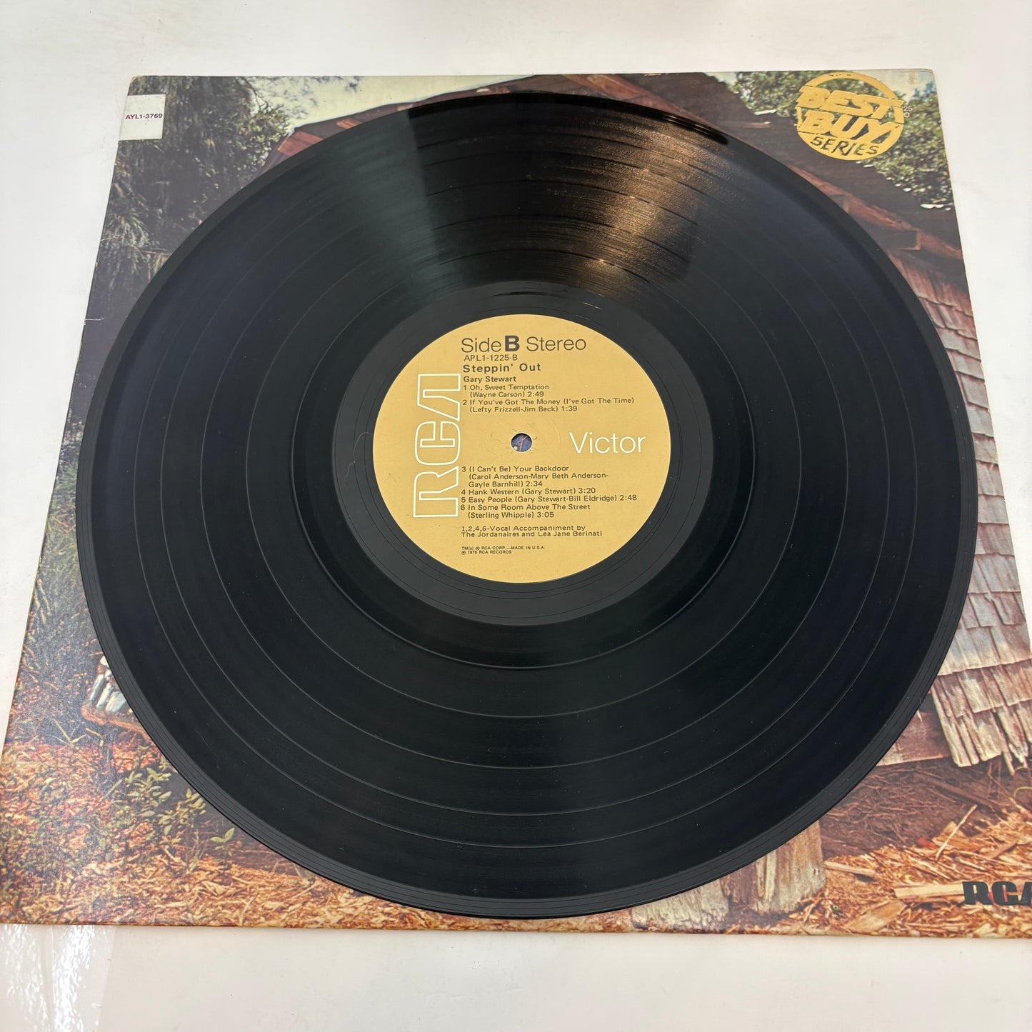 Gary Stewart : Steppin' Out (LP,Album,Reissue,Stereo)