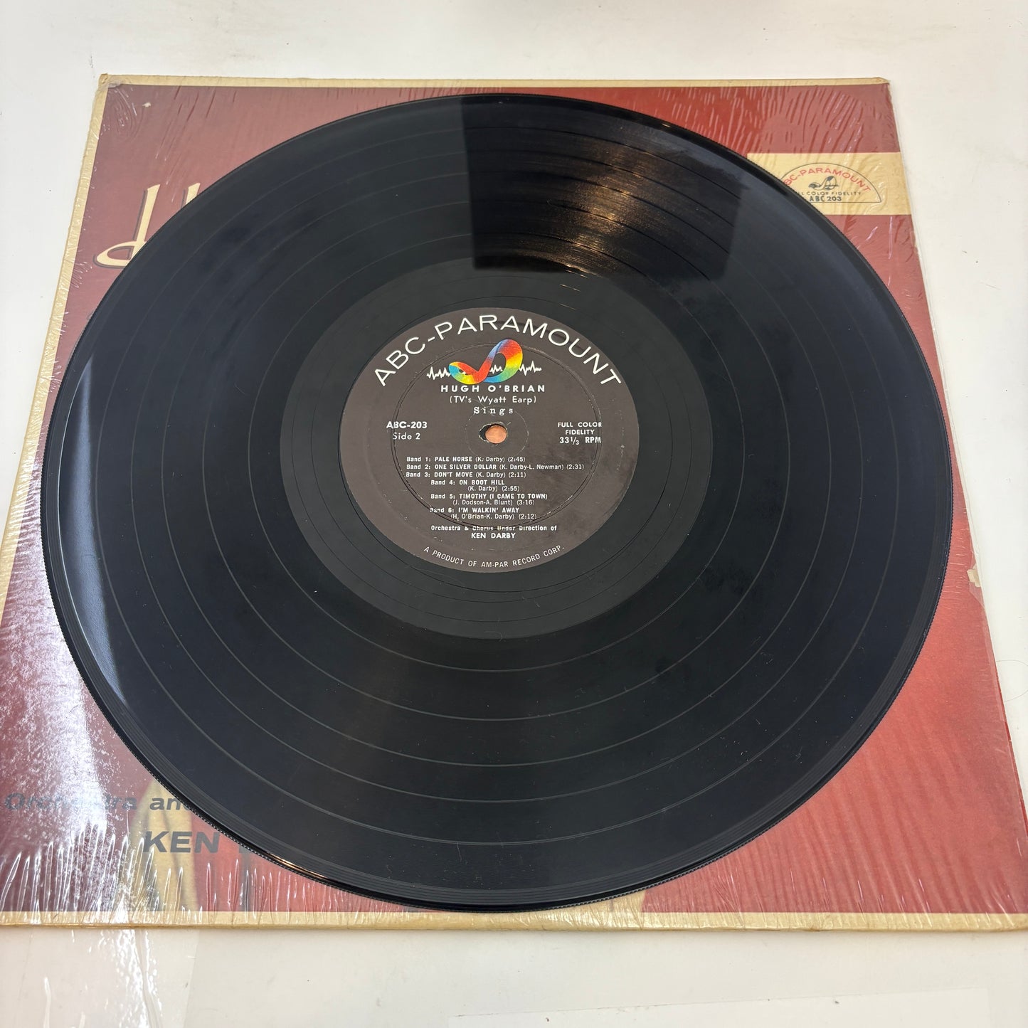 Hugh O'Brian : TV's Wyatt Earp Sings (LP,Album)