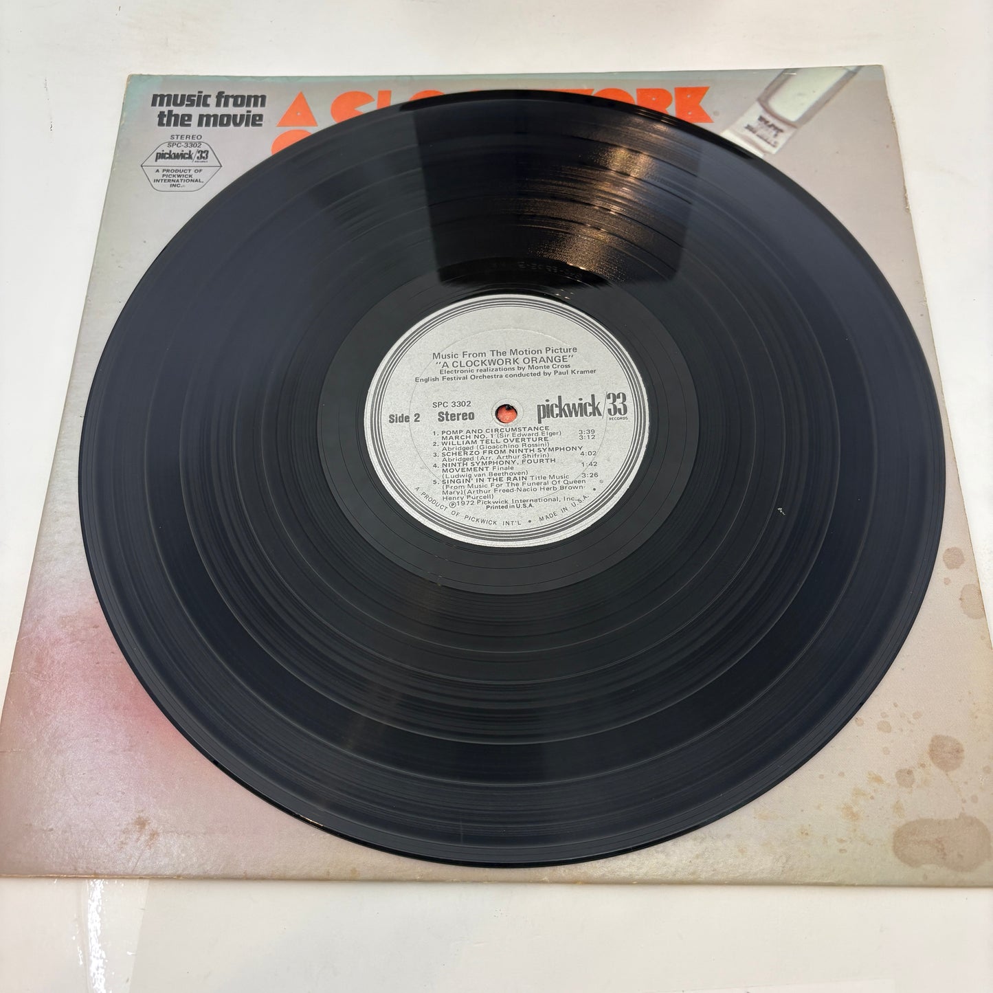 Monte Cross / English Festival Orchestra : Music From The Movie A Clockwork Orange (LP,Album,Stereo)