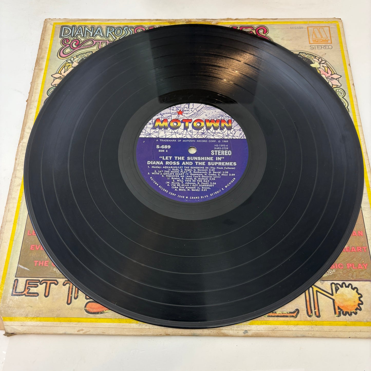 The Supremes : Let The Sunshine In (LP,Album,Stereo)