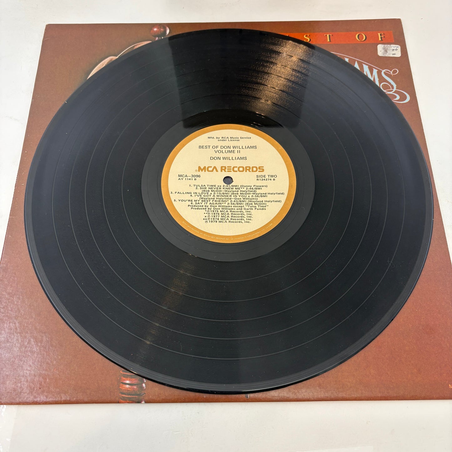 Don Williams (2) : The Best Of Don Williams Volume II (LP,Compilation,Club Edition)