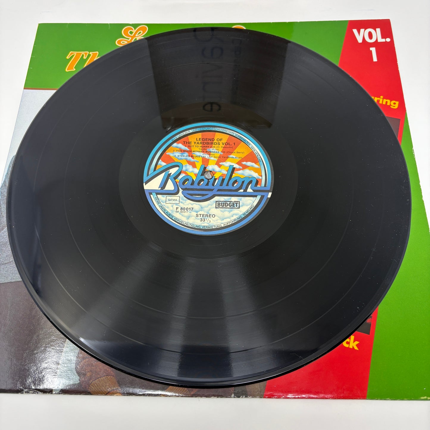 The Yardbirds : Legend Of The Yardbirds Vol. 1 (LP,Compilation)