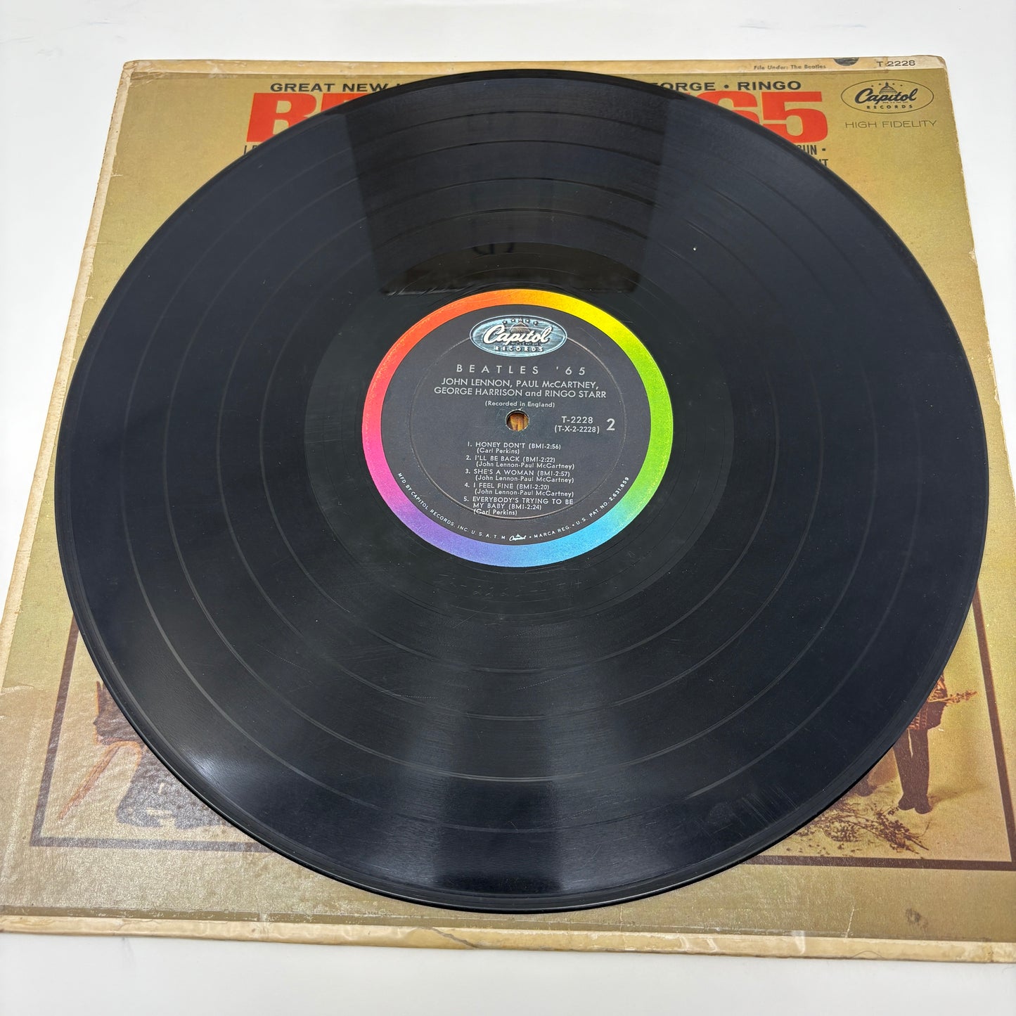 The Beatles : Beatles '65 (LP,Album,Mono)