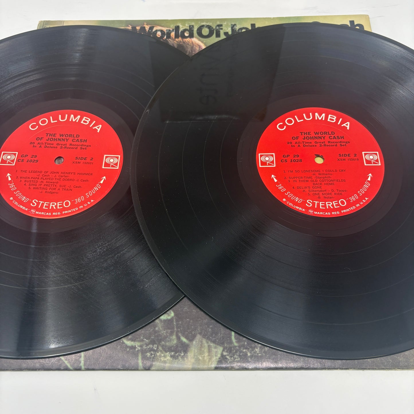 Johnny Cash : The World Of Johnny Cash (LP,Compilation,Reissue)