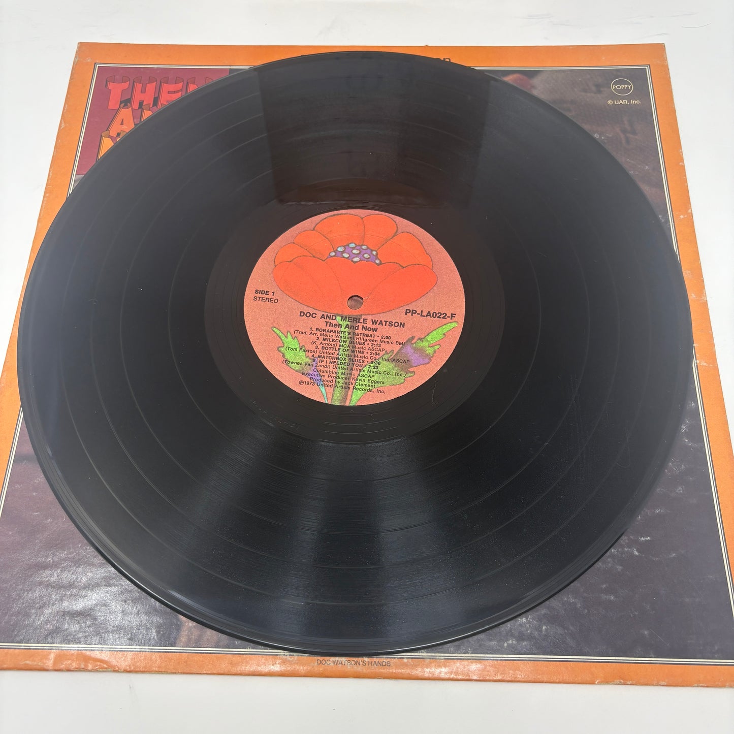 Doc & Merle Watson : Then And Now (LP,Album,Stereo)