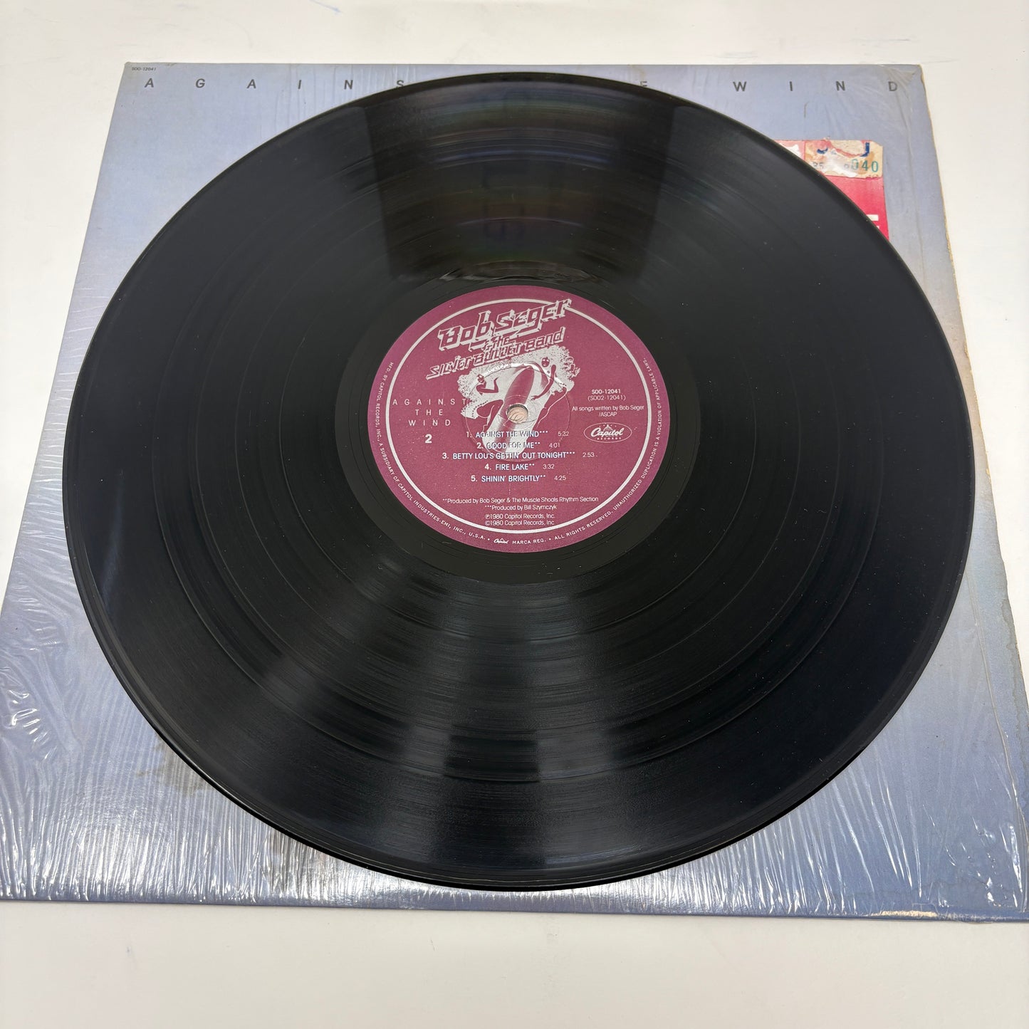 Bob Seger And The Silver Bullet Band : Against The Wind (LP,Album,Stereo)