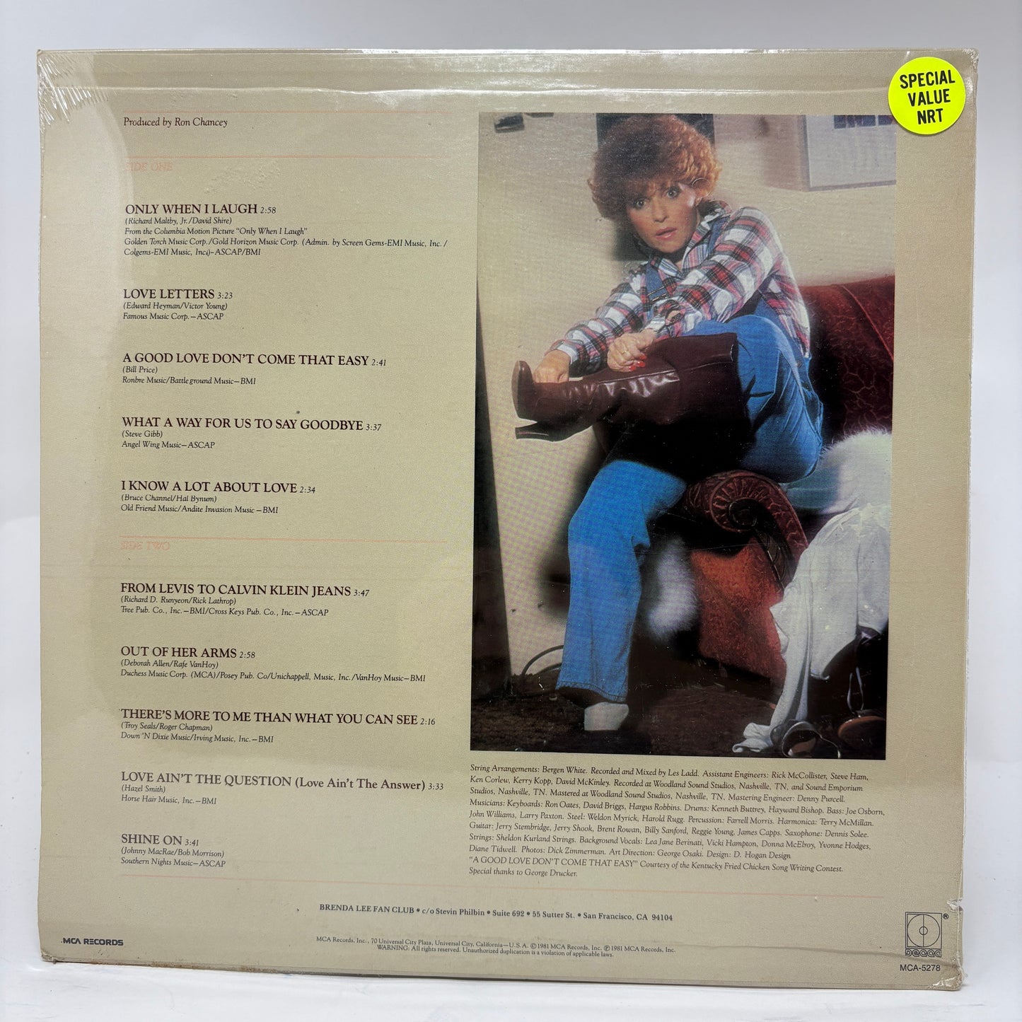 Brenda Lee : Only When I Laugh (LP,Album,Stereo)