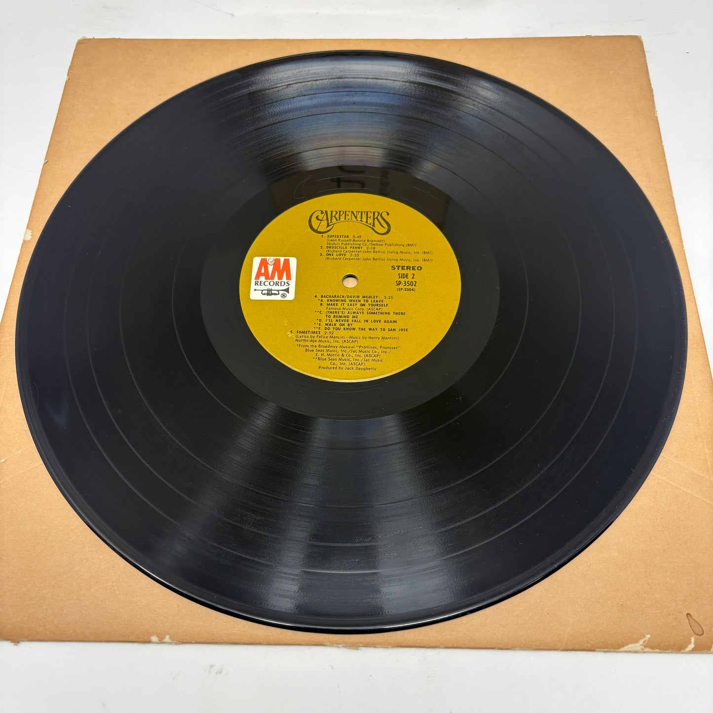 Carpenters : Carpenters (LP,Album,Stereo)