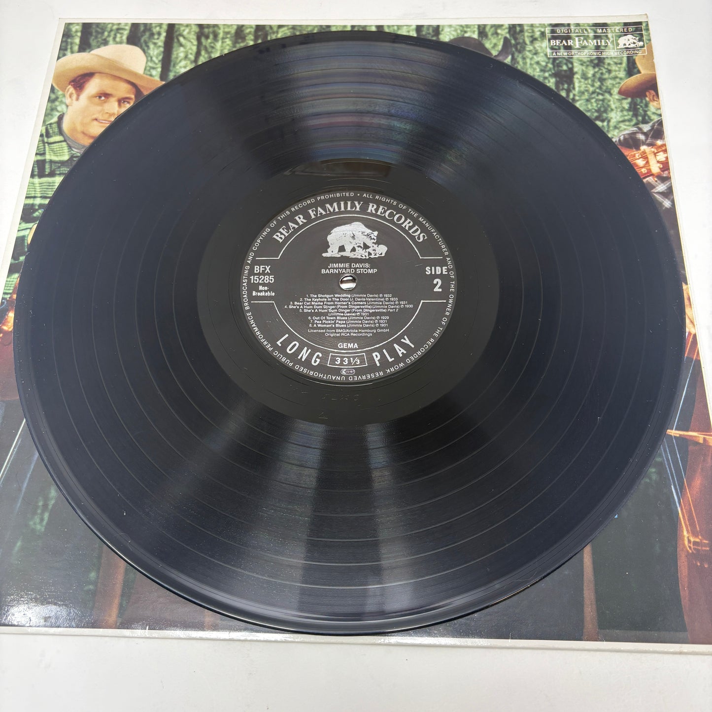 Jimmie Davis : Barnyard Stomp (LP,Compilation)