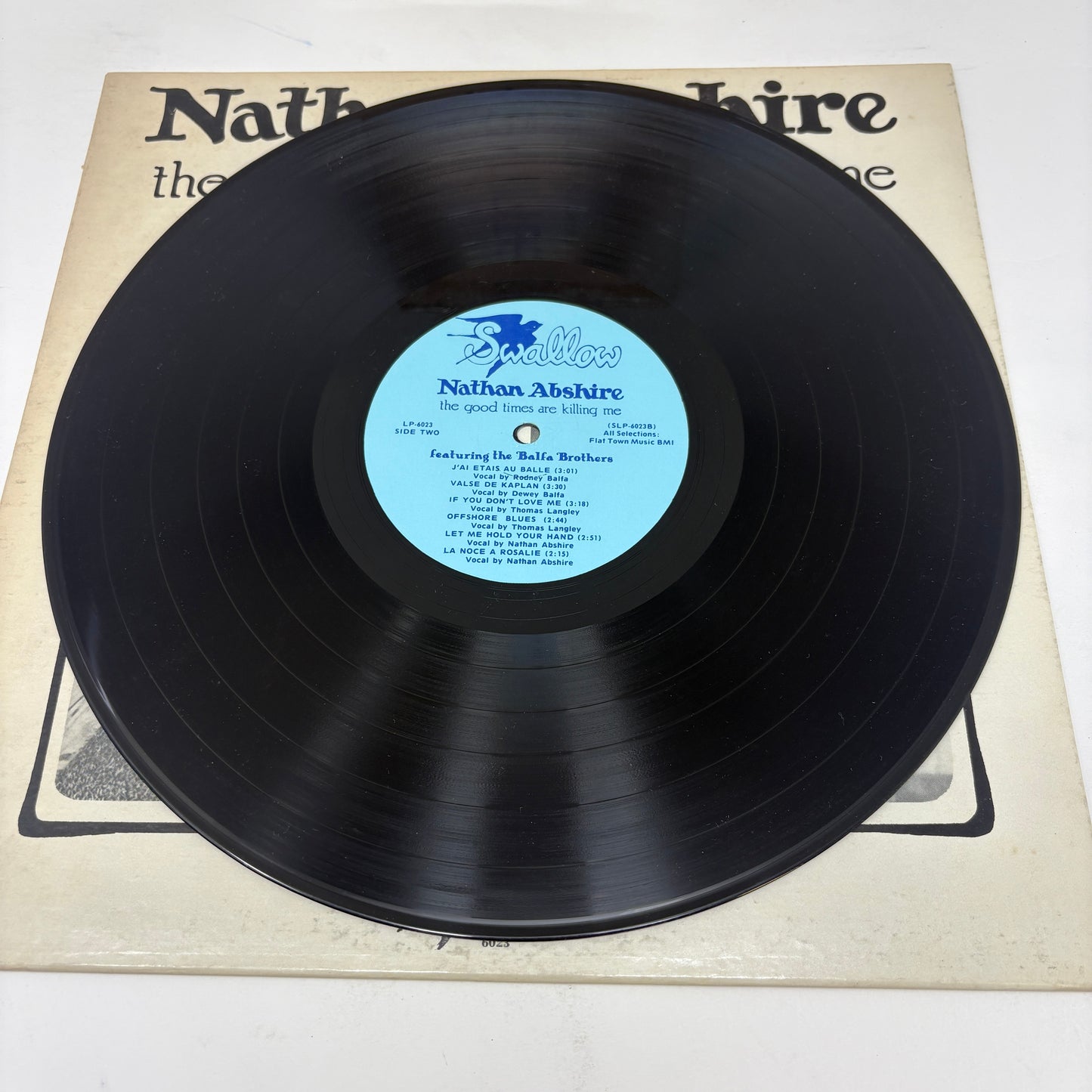 Nathan Abshire Featuring The Balfa Brothers : The Good Times Are Killing Me (LP,Album)