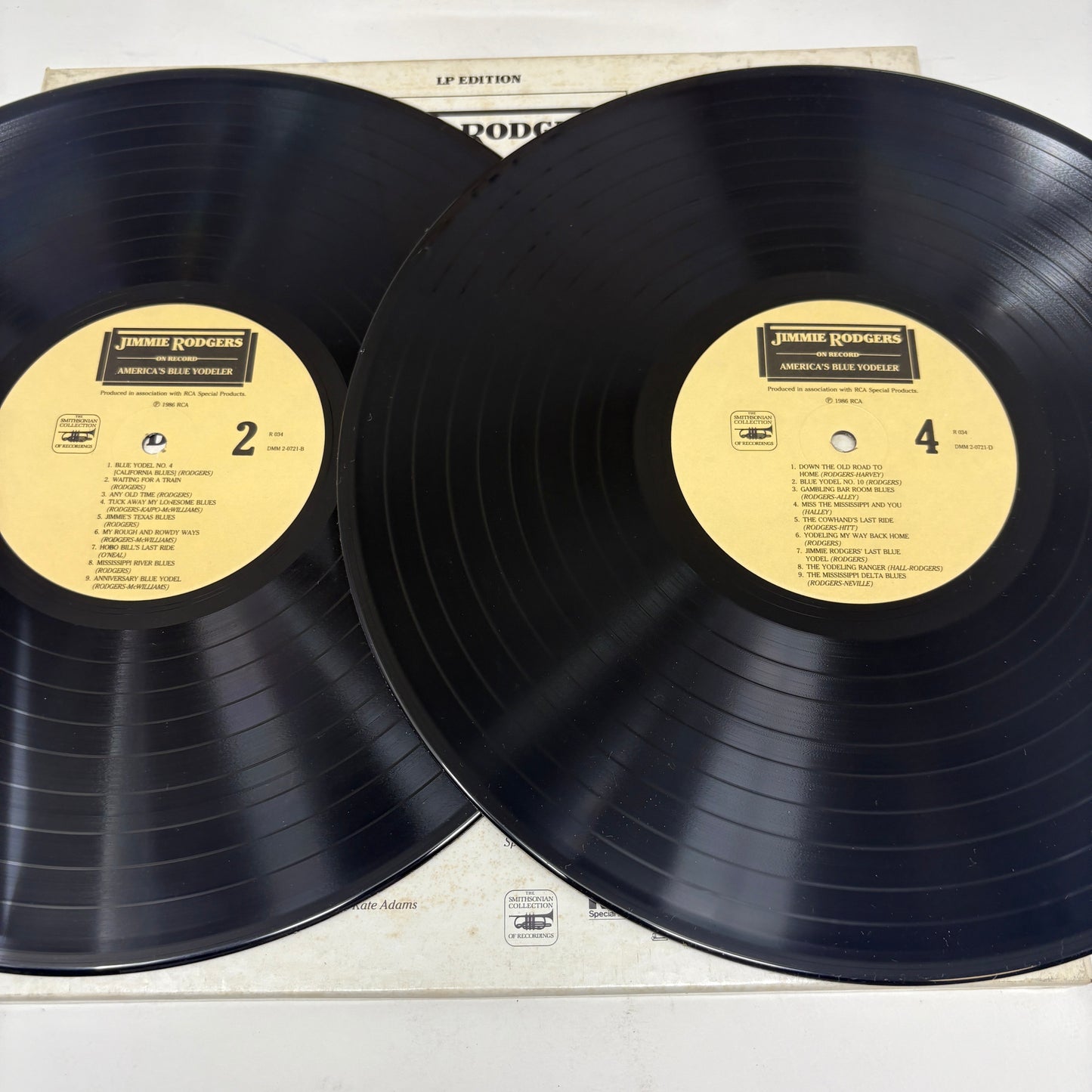 Jimmie Rodgers : On Record: America's Blue Yodeler (LP,Compilation)