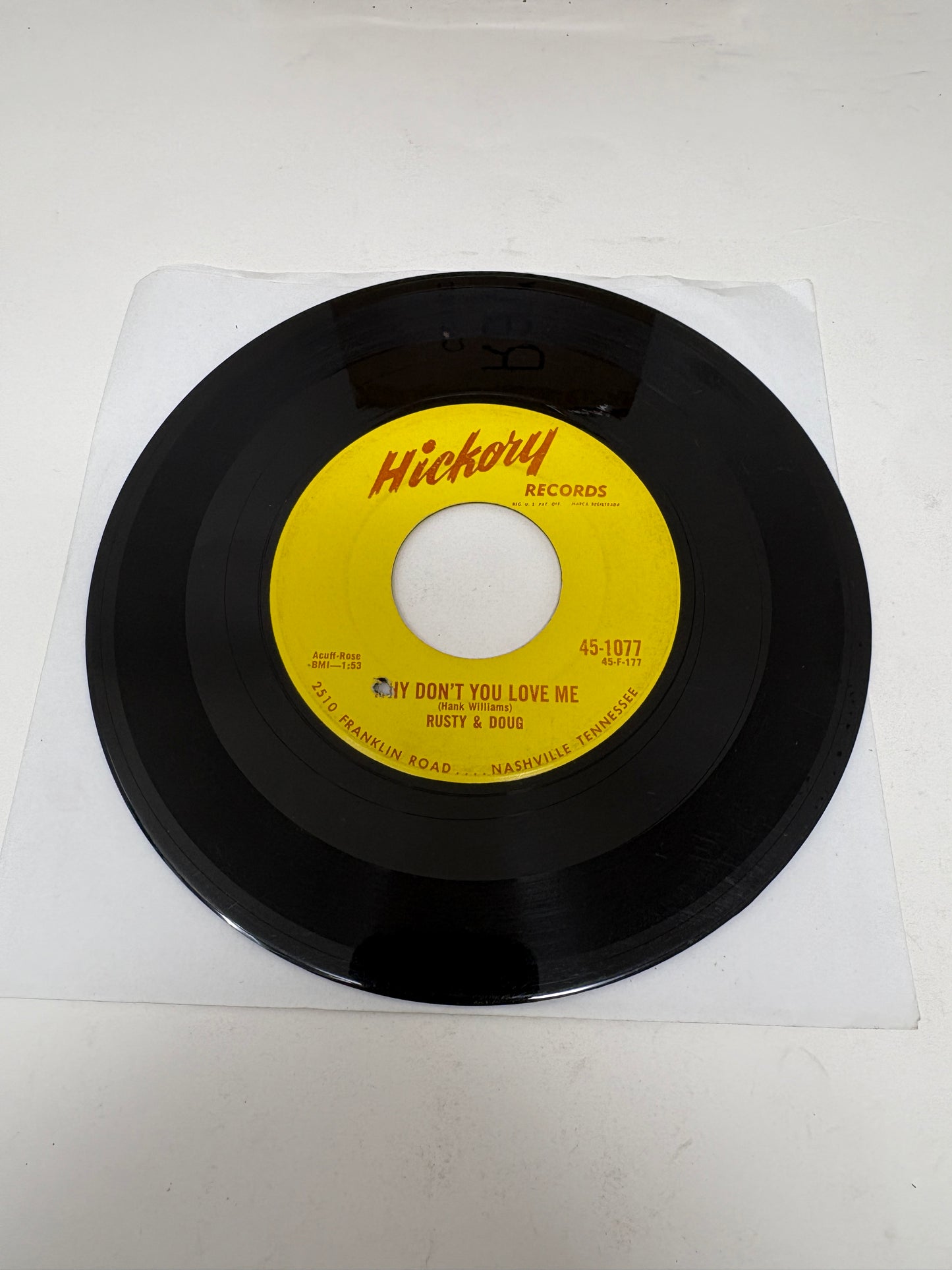 Rusty & Doug Kershaw : Hey Mae / Why Don't You Love Me (7",45 RPM,Single)