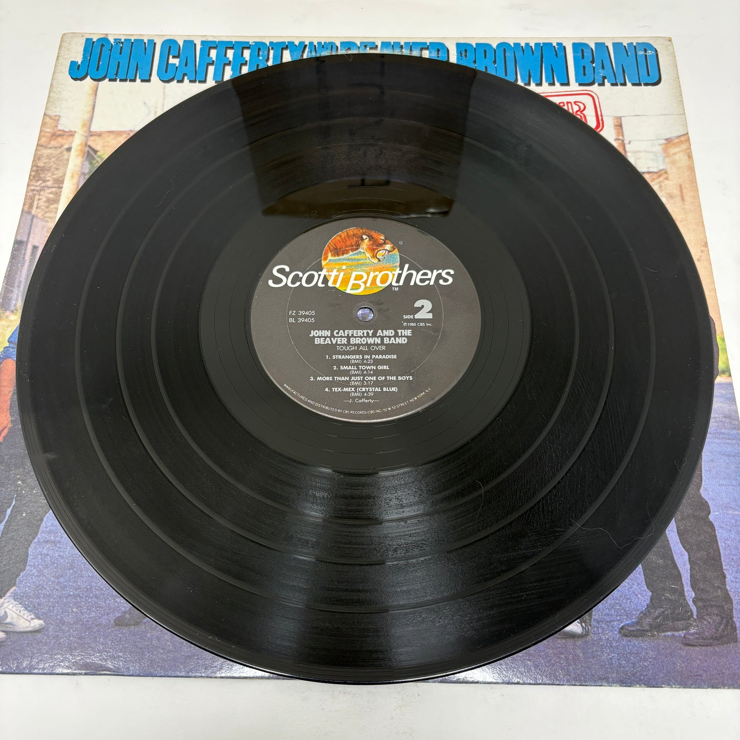 John Cafferty And The Beaver Brown Band : Tough All Over (LP,Album)