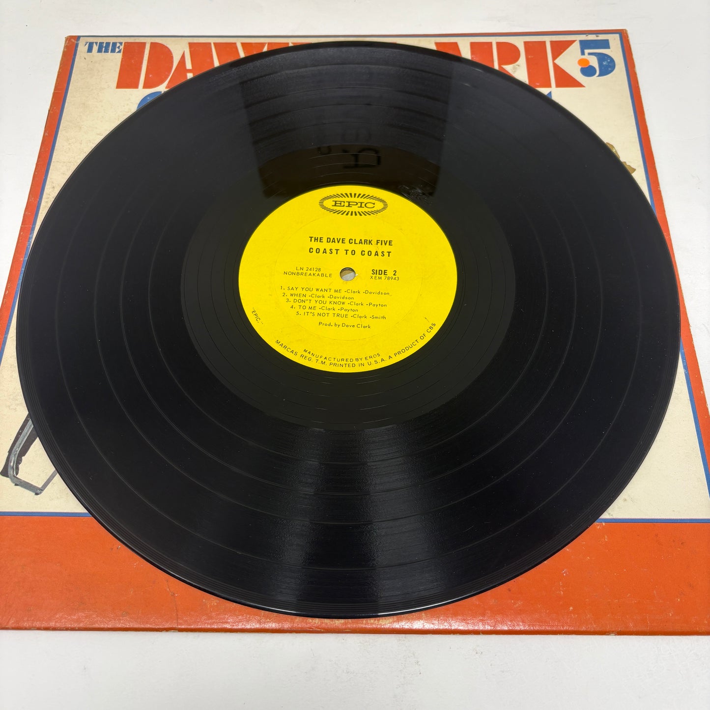 The Dave Clark Five : Coast To Coast (LP,Album,Mono)