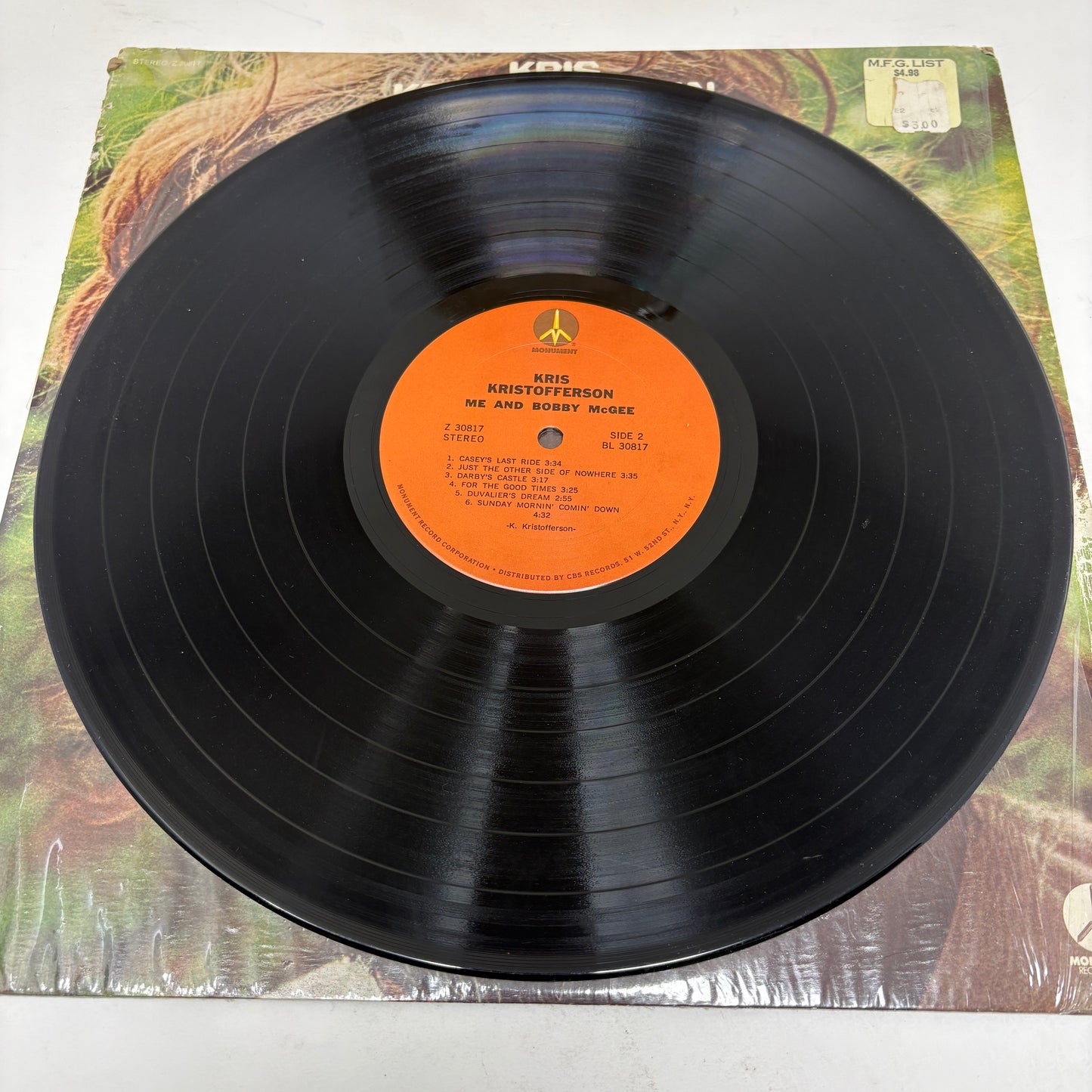 Kris Kristofferson : Me And Bobby McGee (LP,Album,Reissue)