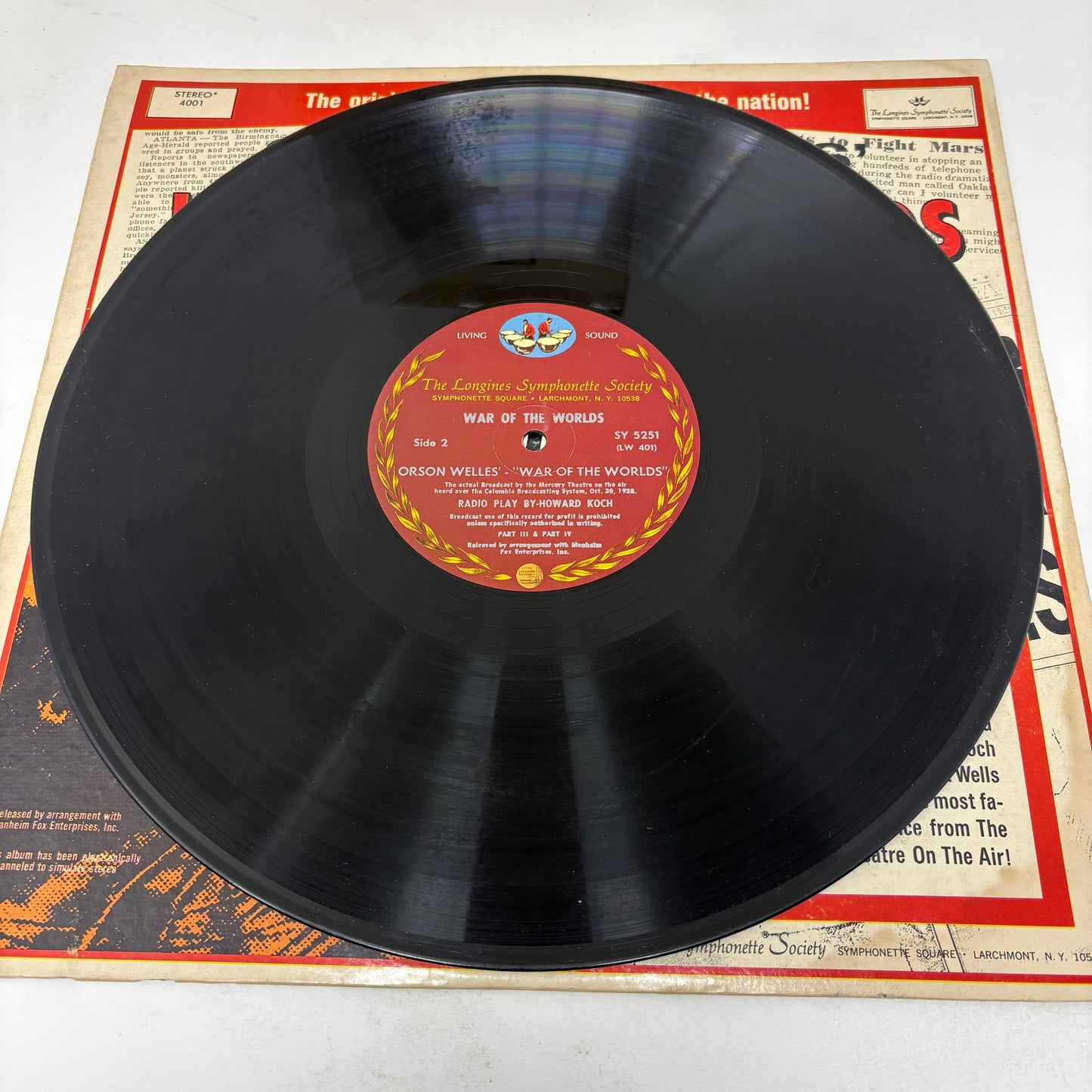Orson Welles : War Of The Worlds (LP,Remastered)